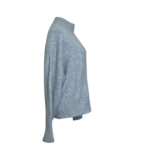 H&M gray high neck long sleeves soft sweater size Medium - Picture 6 of 9